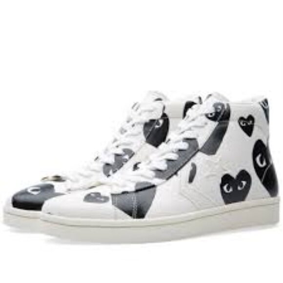 Comme Des Garçons Other - Converse Converse Comme Des Garcon Play Hi Tops Converse Men Shoes Size 9